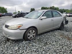 Salvage cars for sale at Mebane, NC auction: 2002 Toyota Camry LE