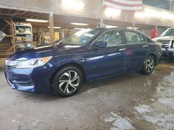 Salvage cars for sale at auction: 2016 Honda Accord LX