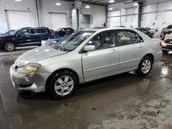 Salvage cars for sale from Copart Ham Lake, MN: 2004 Toyota Corolla CE