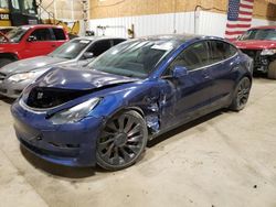 Salvage cars for sale at Anchorage, AK auction: 2023 Tesla Model 3