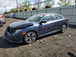 Salvage cars for sale at New Britain, CT auction: 2018 Honda Civic EX