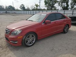 Salvage cars for sale at Tifton, GA auction: 2014 Mercedes-Benz C 300 4matic