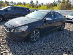 Salvage cars for sale at Windham, ME auction: 2012 Volvo S60 T6