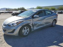 Salvage cars for sale at Las Vegas, NV auction: 2015 Hyundai Elantra SE