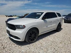 Salvage cars for sale at New Braunfels, TX auction: 2017 Dodge Durango GT