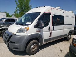 Salvage trucks for sale at Dyer, IN auction: 2015 Dodge RAM Promaster 2500 2500 High
