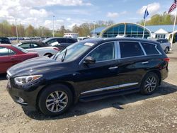 Salvage cars for sale at East Granby, CT auction: 2014 Infiniti QX60