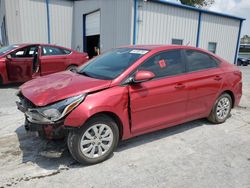 Salvage cars for sale at Tulsa, OK auction: 2022 Hyundai Accent SE