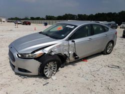 Salvage cars for sale from Copart New Braunfels, TX: 2013 Ford Fusion SE Hybrid