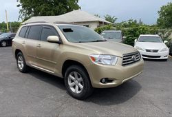 Salvage cars for sale at Grand Prairie, TX auction: 2010 Toyota Highlander SE