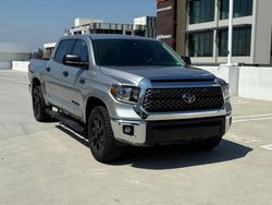 Salvage cars for sale at Van Nuys, CA auction: 2021 Toyota Tundra Crewmax SR5