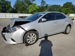 Salvage cars for sale from Copart Augusta, GA: 2015 Toyota Corolla L