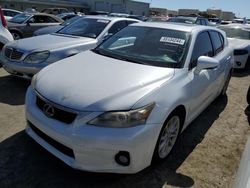 Vehiculos salvage en venta de Copart Martinez, CA: 2013 Lexus CT 200