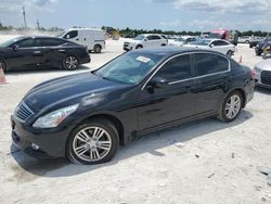 Salvage cars for sale from Copart Arcadia, FL: 2013 Infiniti G37