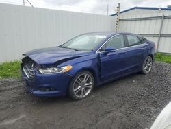Salvage cars for sale from Copart Albany, NY: 2016 Ford Fusion Titanium