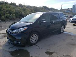 Salvage cars for sale at Reno, NV auction: 2015 Toyota Sienna XLE