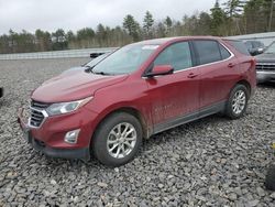 Salvage cars for sale at Windham, ME auction: 2020 Chevrolet Equinox LT