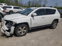 Salvage cars for sale at Leroy, NY auction: 2017 Jeep Compass Latitude