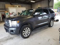 Salvage cars for sale from Copart Rogersville, MO: 2012 Toyota Sequoia Limited