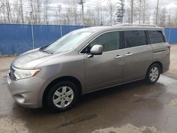 Salvage cars for sale at Moncton, NB auction: 2011 Nissan Quest S