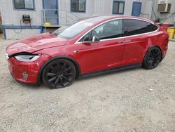 Salvage cars for sale at Los Angeles, CA auction: 2021 Tesla Model X