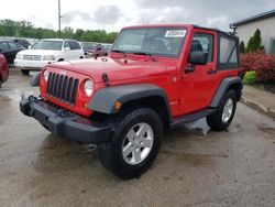 Jeep Wrangler salvage cars for sale: 2011 Jeep Wrangler Sport