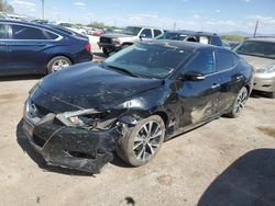 Salvage cars for sale from Copart Tucson, AZ: 2016 Nissan Maxima 3.5S