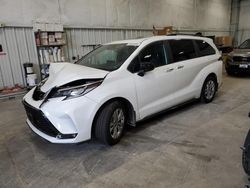 Toyota Sienna salvage cars for sale: 2022 Toyota Sienna XSE