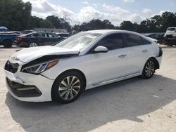 Salvage cars for sale at Ocala, FL auction: 2015 Hyundai Sonata Sport