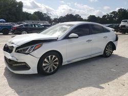 Hyundai salvage cars for sale: 2015 Hyundai Sonata Sport