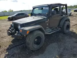 Jeep Wrangler / tj Sport salvage cars for sale: 2005 Jeep Wrangler / TJ Sport