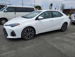 Salvage cars for sale at Wilmington, CA auction: 2018 Toyota Corolla L