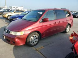 Salvage cars for sale from Copart Grand Prairie, TX: 2004 Honda Odyssey EXL