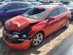 Salvage cars for sale from Copart Albuquerque, NM: 2017 Chevrolet Cruze Premier