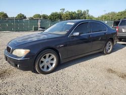 Salvage cars for sale at Riverview, FL auction: 2008 BMW 750 I