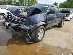 Salvage trucks for sale at Bridgeton, MO auction: 2012 GMC Sierra K1500 SLE