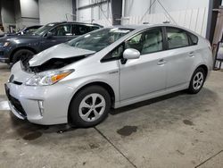 Salvage cars for sale at Ham Lake, MN auction: 2015 Toyota Prius