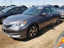 Salvage cars for sale at Elgin, IL auction: 2016 Honda Accord LX