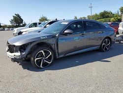 Salvage cars for sale from Copart San Martin, CA: 2020 Honda Accord Sport