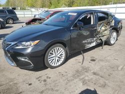 Salvage cars for sale at Assonet, MA auction: 2017 Lexus ES 350