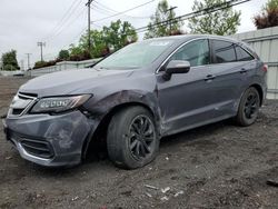 Salvage cars for sale at New Britain, CT auction: 2017 Acura RDX Technology