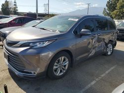 Toyota Sienna Vehiculos salvage en venta: 2021 Toyota Sienna Limited