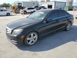 Salvage cars for sale at New Orleans, LA auction: 2011 Mercedes-Benz C300