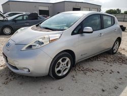 Salvage cars for sale at New Braunfels, TX auction: 2014 Nissan Leaf S