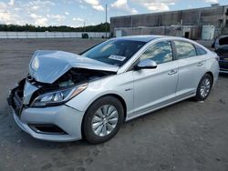 Salvage cars for sale from Copart Fredericksburg, VA: 2016 Hyundai Sonata Hybrid