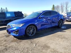 Salvage cars for sale from Copart Bowmanville, ON: 2019 Acura ILX Premium A-Spec