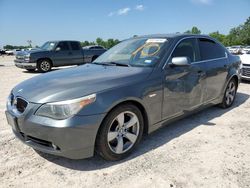 Salvage cars for sale at Houston, TX auction: 2007 BMW 530 I