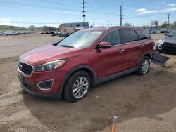 Salvage cars for sale at Colorado Springs, CO auction: 2017 KIA Sorento LX