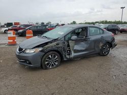 Salvage cars for sale from Copart Indianapolis, IN: 2013 Honda Civic EXL
