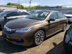 Salvage cars for sale from Copart New Britain, CT: 2017 Honda Accord Touring Hybrid